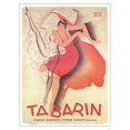 thumbnail image 1 of Tabarin Dance Hall - Paris France - featuring The Charleston - Vintage French Dance Poster by Paul Colin c.1928 - Master Art Print (Unframed) 9in x 12in, 1 of 4