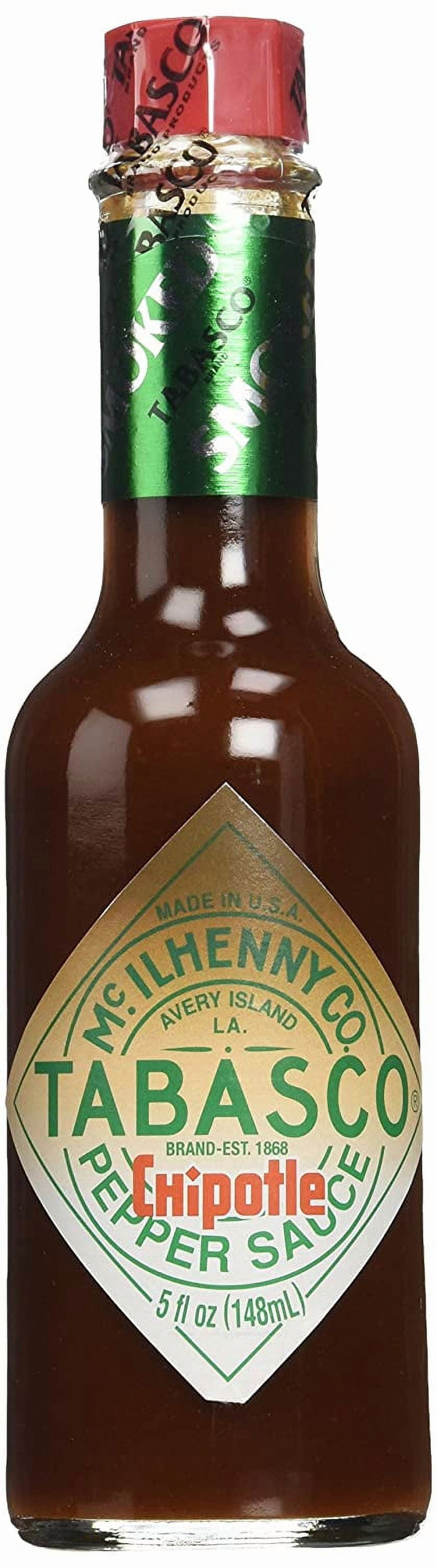 Tabasco Brand, Chipotle Hot Sauce, 5oz Bottle (Pack of 3)