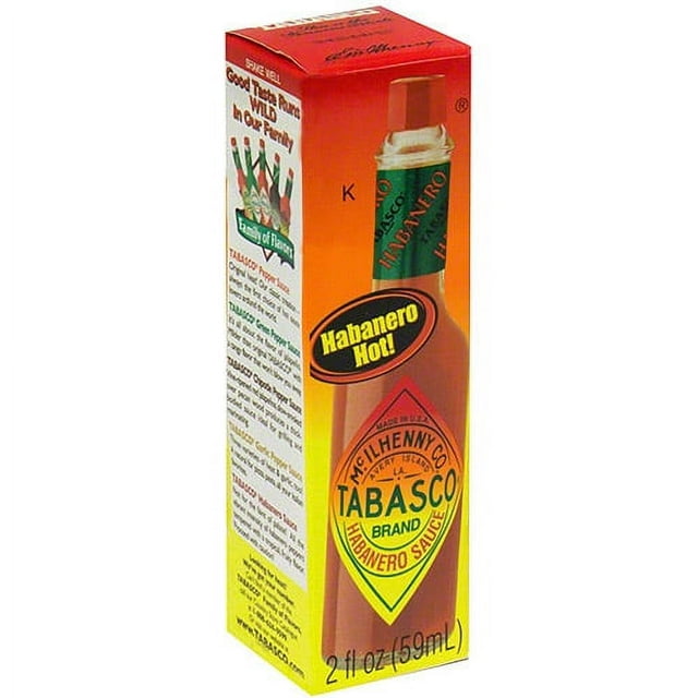 Tabasco Brand Habanero Sauce, 2 oz (Pack of 12)