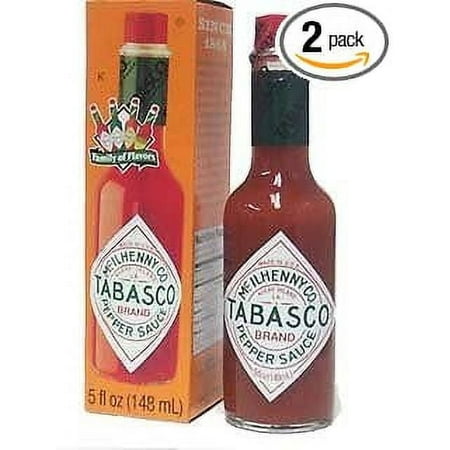 Tabasco Brand Pepper Sauce - Original Red 5oz. Pack of 2