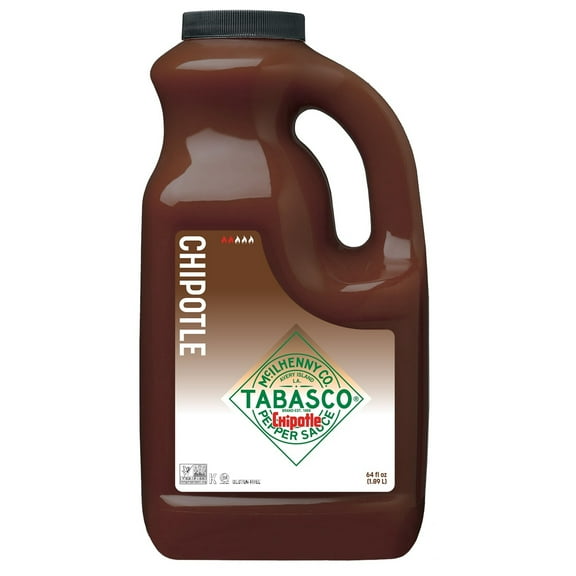 TabascoChipotle Pepper Sauce, 64 fl. oz Regular Half Gallon Jug, Gluten Free