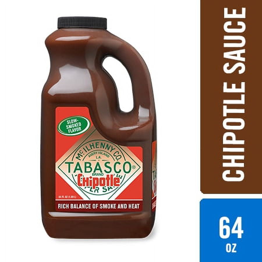 Tabasco Smoked Red Jalapeños Chipotle Sauce - 64 oz