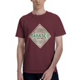 thumbnail image 1 of Tabasco Men'S Basic Short Sleeve T-Shirt Burgundy 6x-Large, 1 of 5