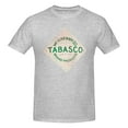 thumbnail image 1 of Tabasco Men'S Basic Short Sleeve T-Shirt Gray Medium, 1 of 5