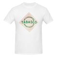 thumbnail image 1 of Tabasco Men'S Basic Short Sleeve T-Shirt White Large, 1 of 5