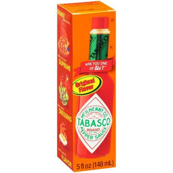 Tabasco Original Pepper Sauce in box, 5 Fluid Ounce Pack of 10-2360827919