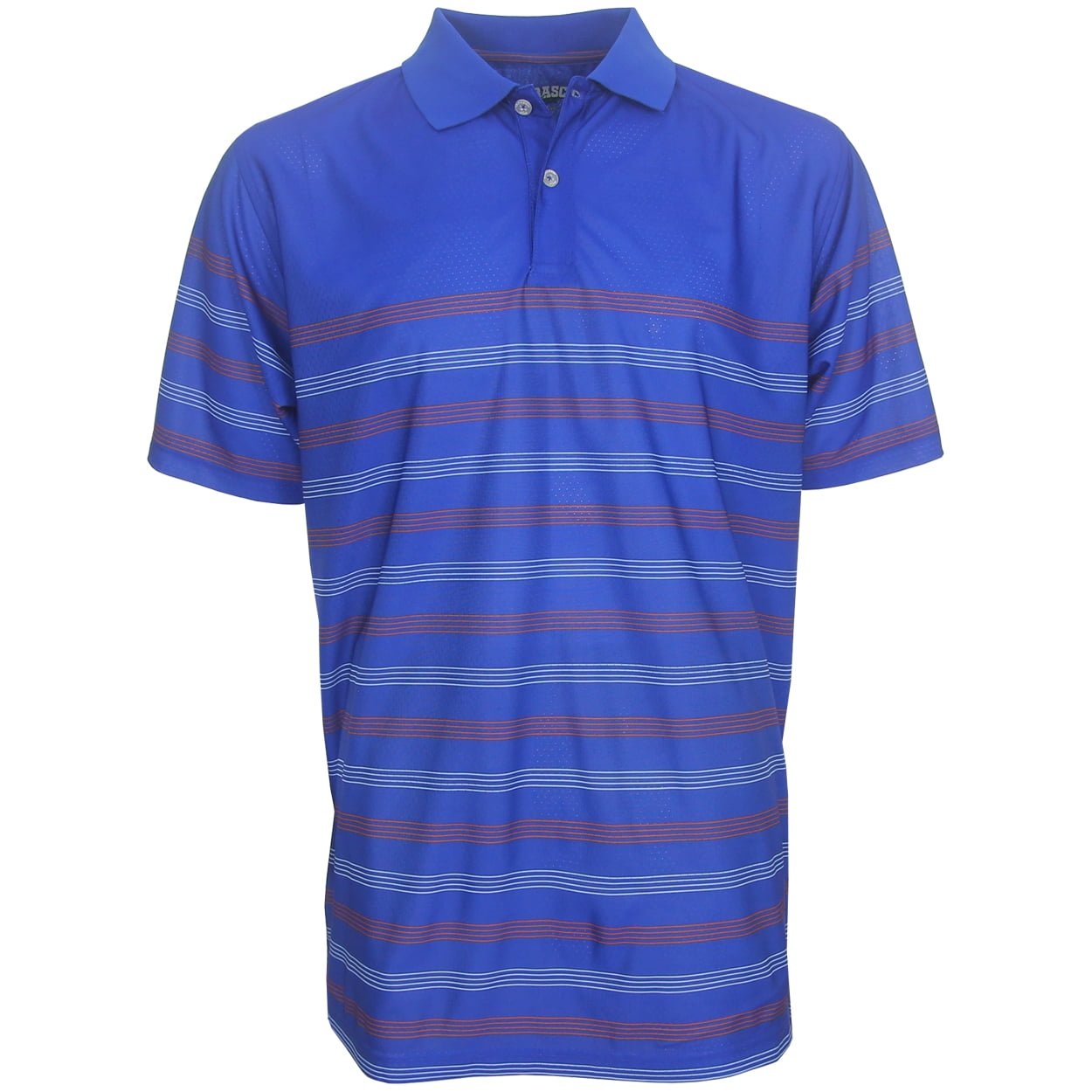 Tabasco Pencil Stripe Polo Golf Shirt, XLarge Blue