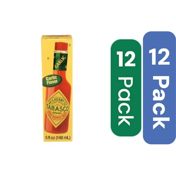 Tabasco Pepper Sauce Garlic 5 oz (Pack Of 12)