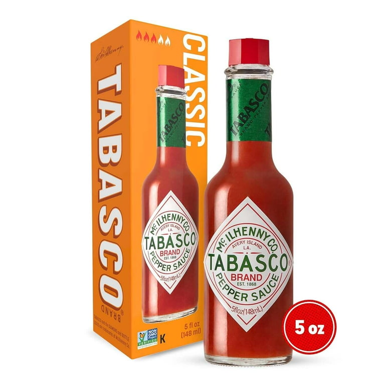 Tabasco Pepper Sauce Original 5 fl oz 148 ml Pack of 2 - Walmart.com