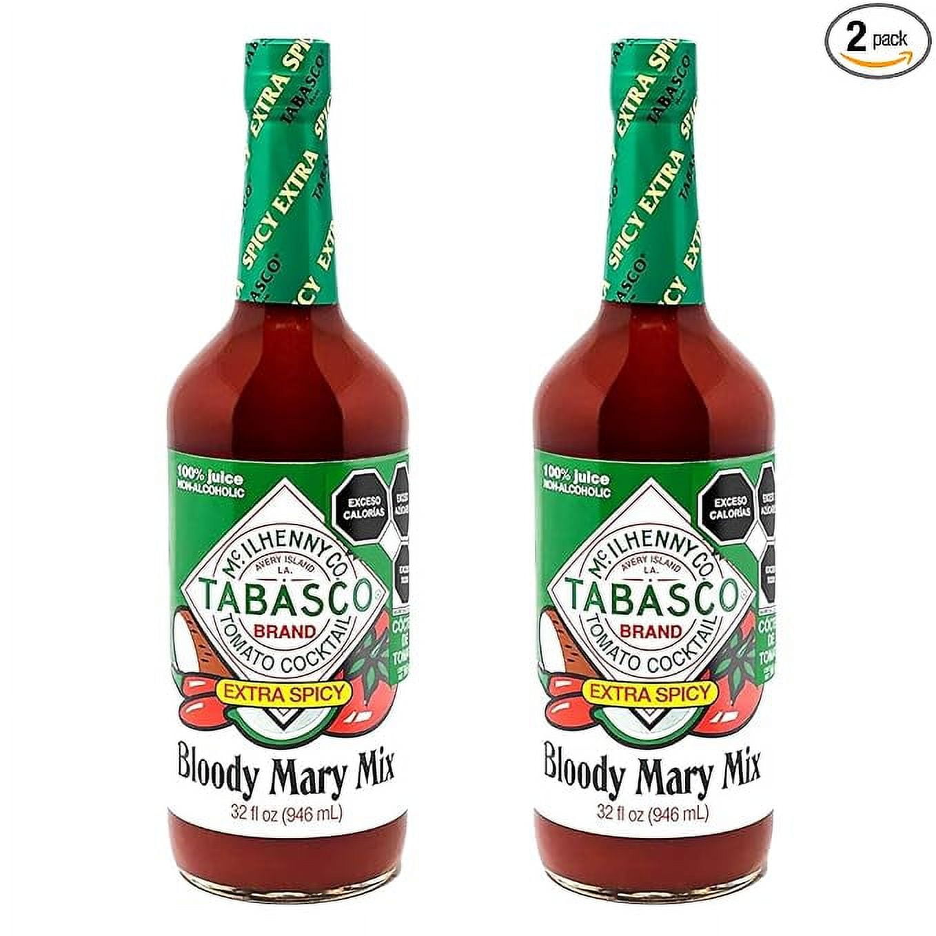 TABASCO。 Tabasco Spicy Bloody Mary Mix in 32 Ounce Bottles - Bundled by