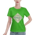 thumbnail image 1 of Tabasco Women'S Basic Short Sleeve T-Shirt Green Medium, 1 of 5
