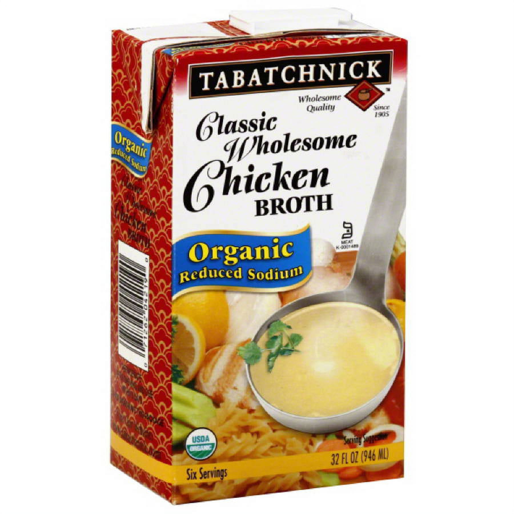 Tabatchnick Classic Wholesome Chicken Broth, 32 fl oz (Pack of 12