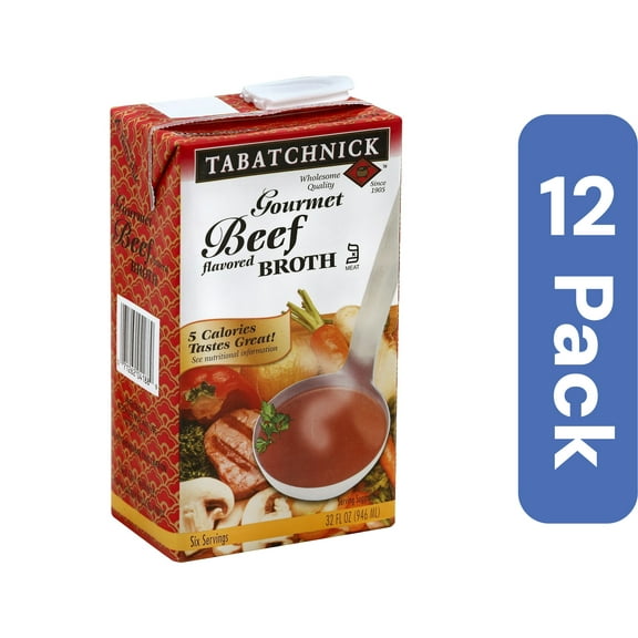 Tabatchnick Gourmet Beef Broth Soup 32 oz (Pack Of 12)