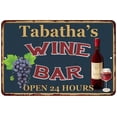 thumbnail image 1 of Tabatha's Green Wine Bar Wall Décor Kitchen Gift 12x18 Metal 112180043816, 1 of 1