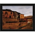 thumbnail image 1 of Tabatinguera Bridge 36x28 Large Black Ornate Wood Framed Canvas Art by Jose Ferraz de Almeida Junior, 1 of 2