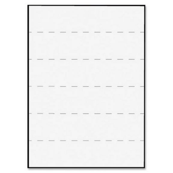 Tabbies 2" Medical Transcription Printer Labels 8.50" x 11" Length - Laser - White - 100 / Box
