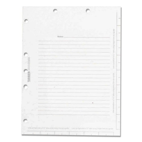 Tabbies Legal Index Divider Sheets, 100 / Pack (Quantity)