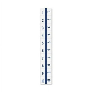 Tabbies Legal Index Divider Tabs - 10 Printed Tab(s) - Digit - 1-10 - 8.5 Tabbies Legal Index Divider Tabs - 10 Printed Tab(s) - Digit - 1-10 - 8.5