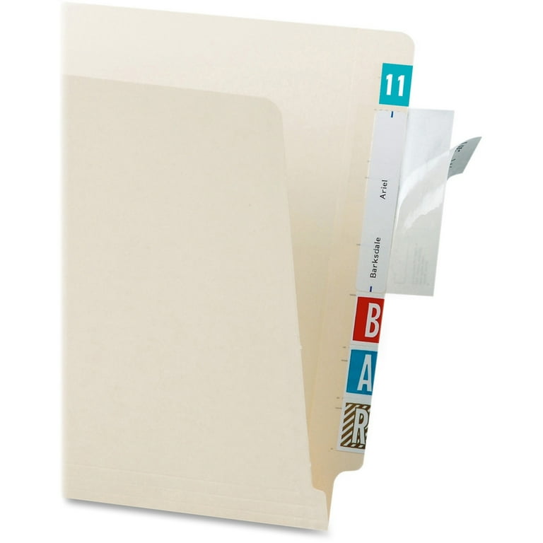 Tabbies Self-adhesive File Folder Label Protectors - 3 1/2 Tabbies Self-adhesive File Folder Label Protectors - 3 1/2
