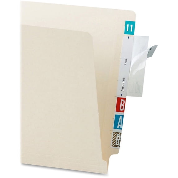 Tabbies Self-adhesive File Folder Label Protectors - Clear - 500 / Box | Bundle of 2 Boxes