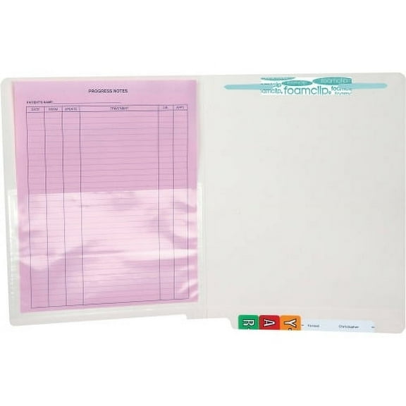 Tabbies, TAB54498, Self-adhesive Poly Pockets, 100 / Box, Clear