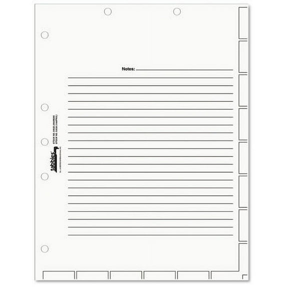 Tabbies, TAB54520, Medical Chart Index Divider Sheets, 400 / Box