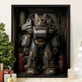 Tabby Cat In Power Armor Wall Art Print, Futuristic Sci Fi Feline ...