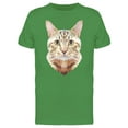 thumbnail image 1 of Tabby Cat Polygon Geometric Tee Men's -Image by Shutterstock, 1 of 2