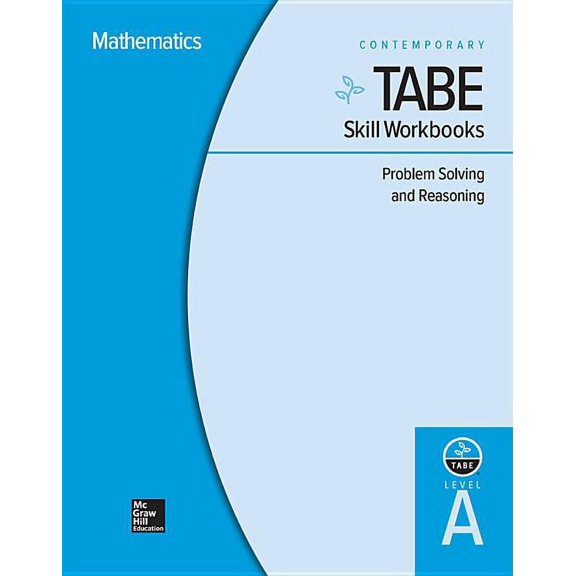 Tabe Skill Workbooks Level A: Problem Solving and Reasoning - 10 Pack, (Paperback)