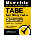 thumbnail image 1 of Tabe Test Study Guide - Tabe 11 and 12 Secrets Book for Level A and D, 2 Full-Length Practice Exams, Step-By-Step Review, (Paperback), 1 of 2