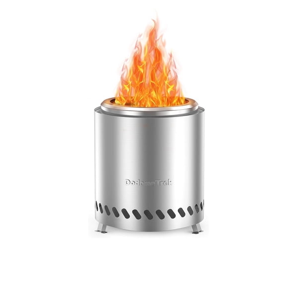 Dodometrek Smokeless Fire Pits for Outside, Portable Firepit Outdoor, 7in Tabletop Firepit Stainless Steel