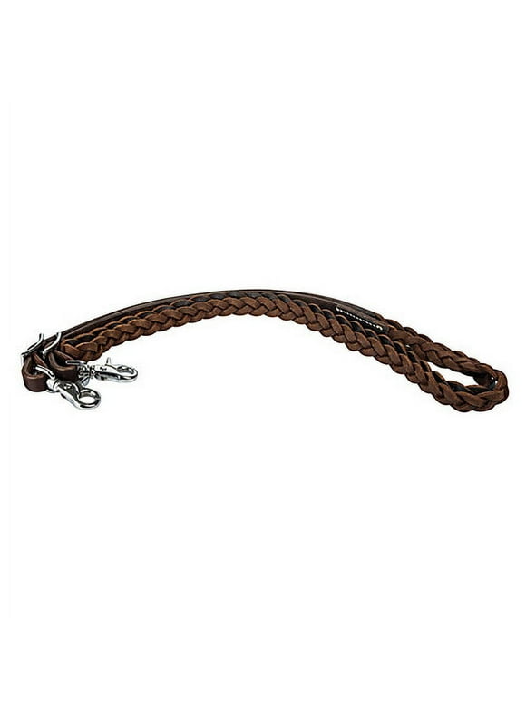 Tabelo Contest Reins w/Buckle 5/8x75ft Brown