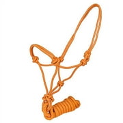Tabelo Cowboy Rope Halter w/Lead Red