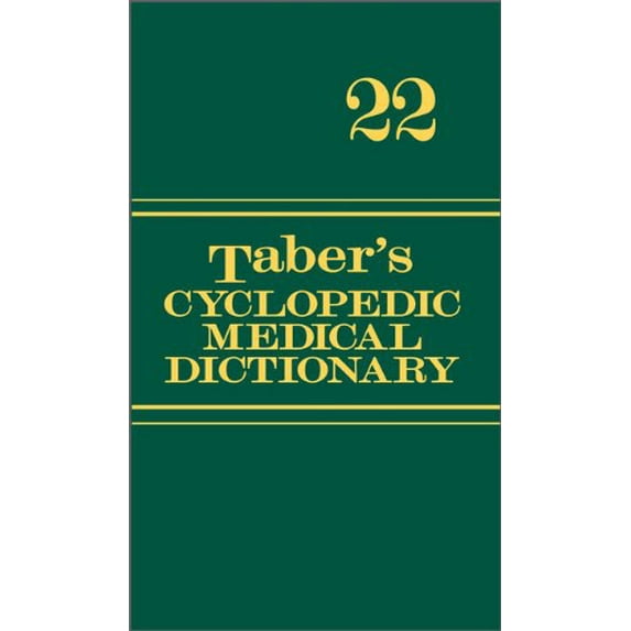 Pre-Owned Taber's Cyclopedic Medical Dictionary (Hardcover) 0803629788 9780803629783