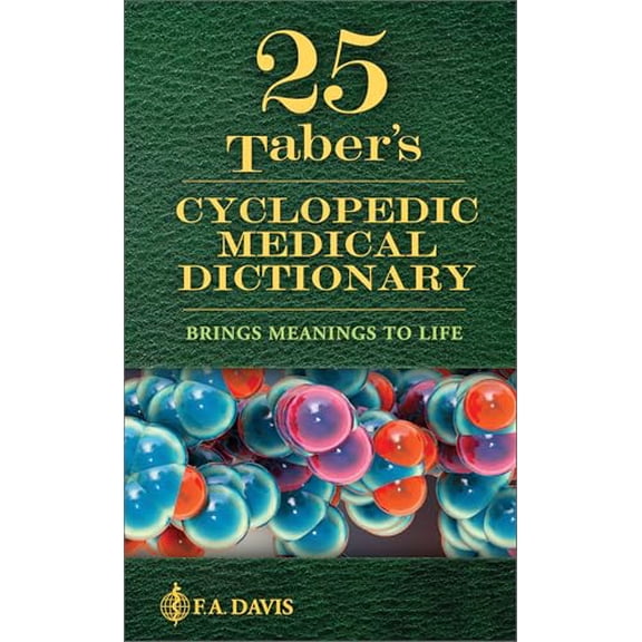 Pre-Owned Taber's Cyclopedic Medical Dictionary, 9781719650670, 1719650675, Paperback, Twenty fifth edition