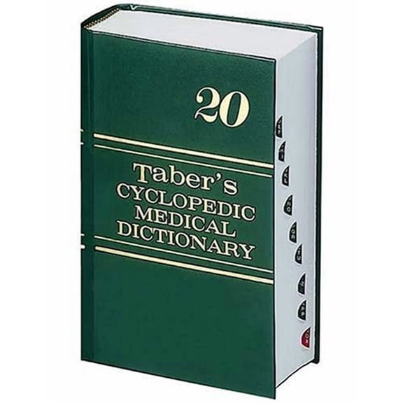 Pre-Owned Taber's Cyclopedic Medical Dictionary: 20th Edition (Thumb Index) (Hardcover) 0803612079 9780803612075
