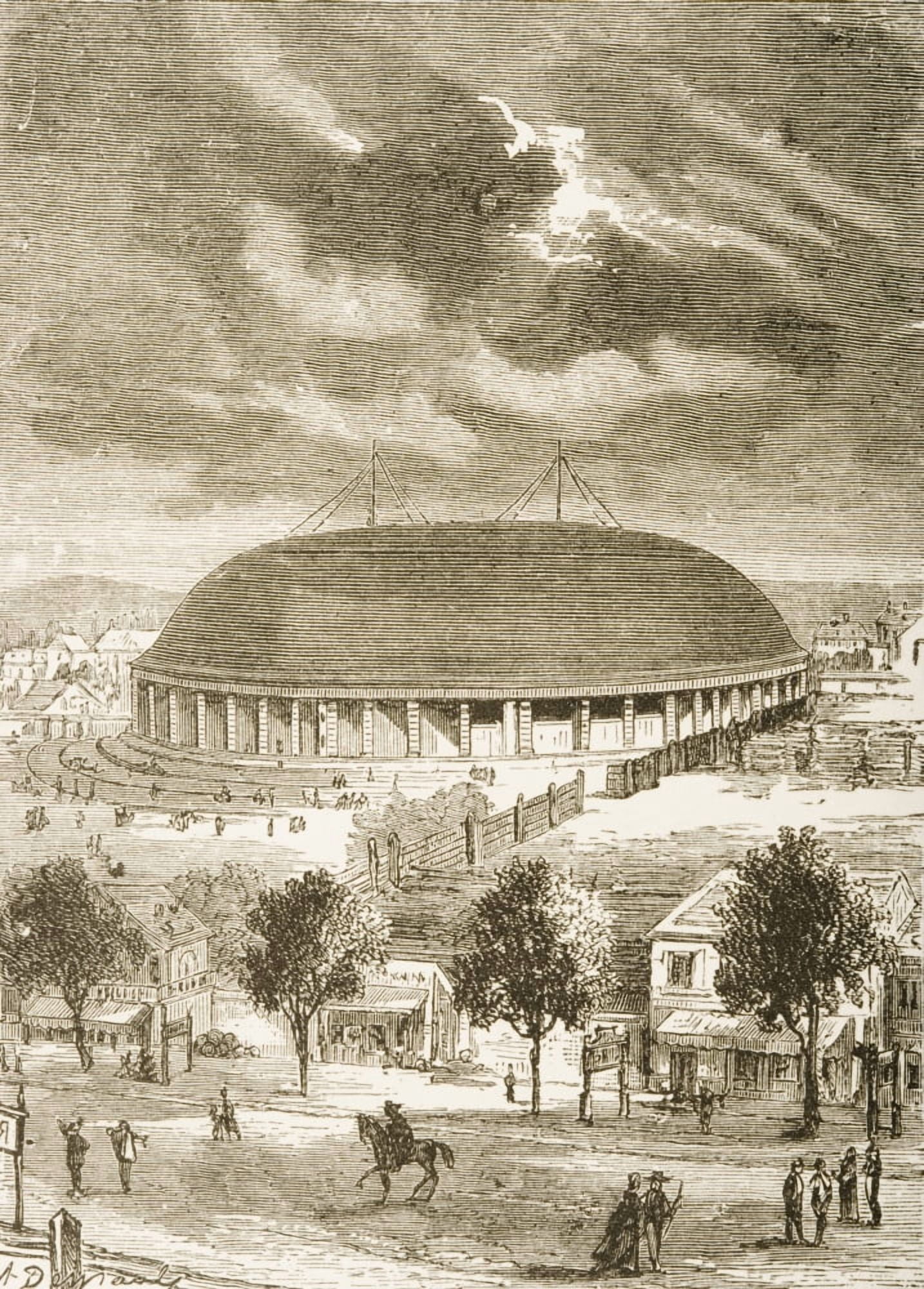 The Tabernacle In Salt Lake City Utah In 1870S From American Pictures Drawn With Pen And Pencil By Rev Samuel Manning Circa 1880 Canvas Art - Ken Welsh Design Pics (12 x 17)