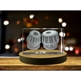 thumbnail image 1 of Tabla 3D Engraved Crystal 3D Engraved Crystal Keepsake/Gift/Decor/Collectible/Souvenir, 1 of 6
