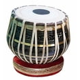 thumbnail image 1 of Tabla Drum Set~2.5 Kg Black Painted Designer Bayan~Wooden Dayan, 1 of 6