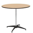 thumbnail image 1 of Table - 36" WFT Series Russian Birch Wood Round - Metal Edge - Cocktail 30"&42" Kit, 1 of 4
