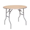 thumbnail image 1 of Table - 36" WFT Series Russian Birch Wood Round - Metal Edge, 1 of 1