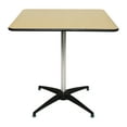 thumbnail image 1 of Table - 36"X36" WFT Series Russian Birch Wood Square - Rubber Edge - Cocktail 30"&42" Kit, 1 of 2