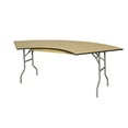 thumbnail image 1 of Table - 5' WFT Series Russian Birch Wood Serpentine - Rubber Edge, 1 of 5