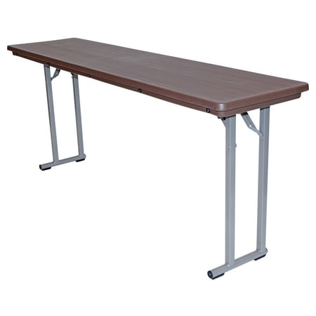 Table - 6'X18" Rhino Resin Banquet - Brown
