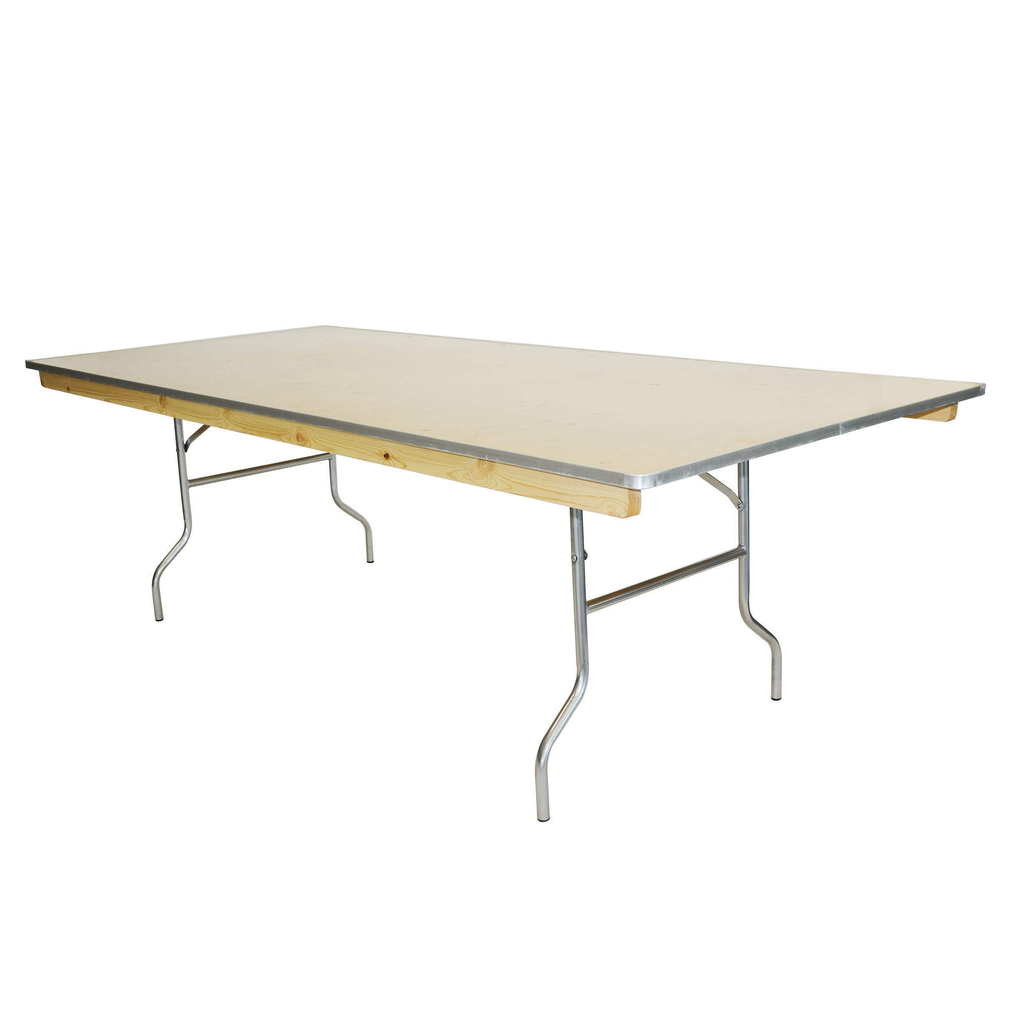Table - 6'X36" WFT Series Russian Birch Wood Kings Banquet - Metal Edge