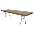 thumbnail image 1 of Table - 8'X30" Rhino Resin Banquet - Brown, 1 of 1