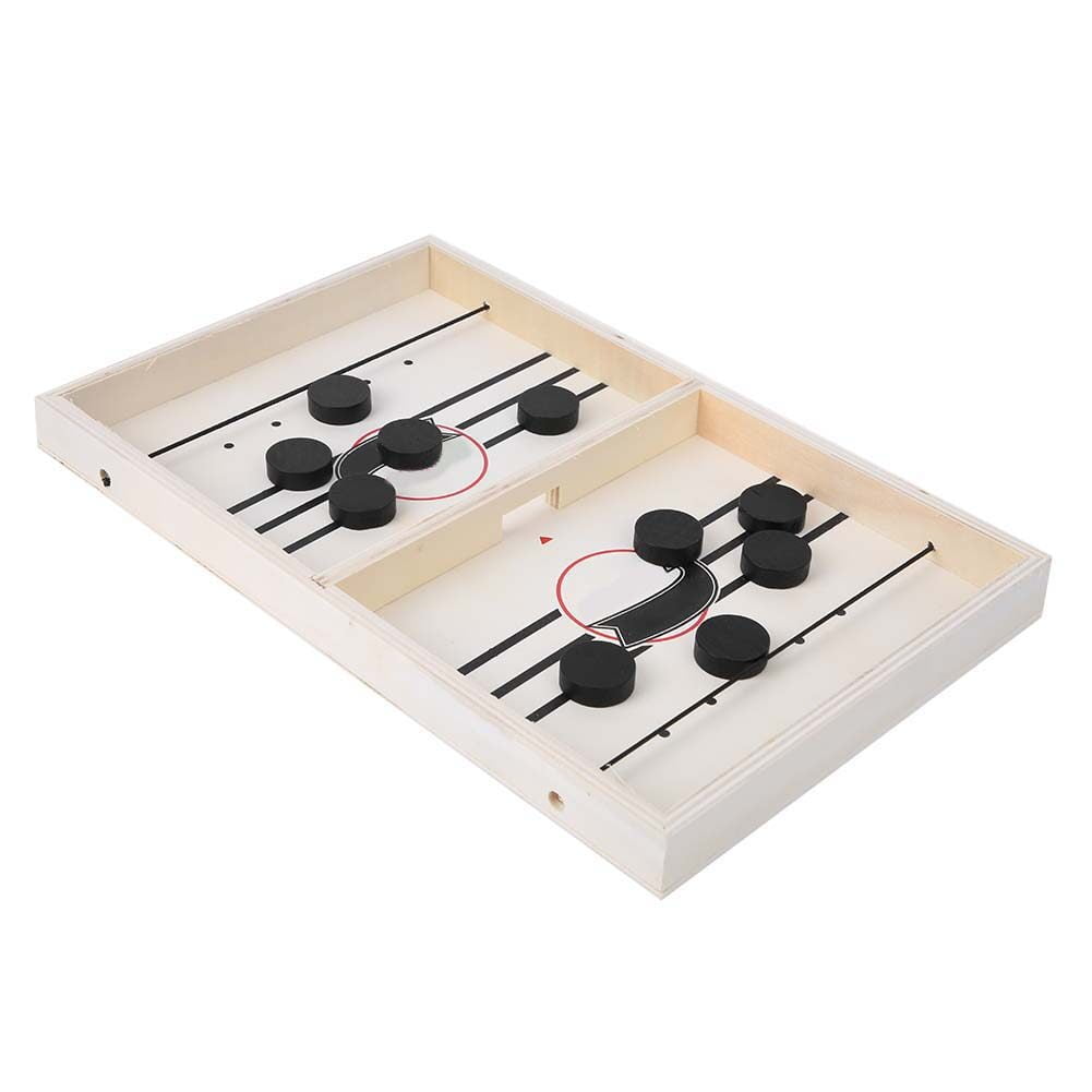 Table Battle Game, Hockey Game, Slingshot Board Games Catapult Chess Puck Game Recreational Toy