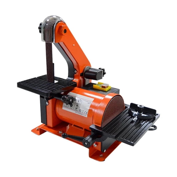 Table Belt Sander, Metal Grinding/Polisher Sanding Machine, Woodworking Copper Motor Knife Grinder Chamfering Machine ,Heavy Duty Build
