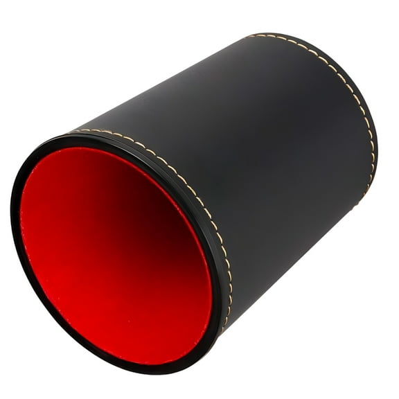 Table Board Game Dices Cup PU Leather Stable Comfortable Hand Feeling