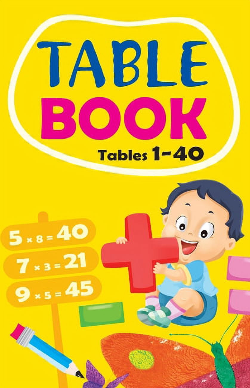 Table Book: Tables 1 to 40, (Paperback) - Walmart.com